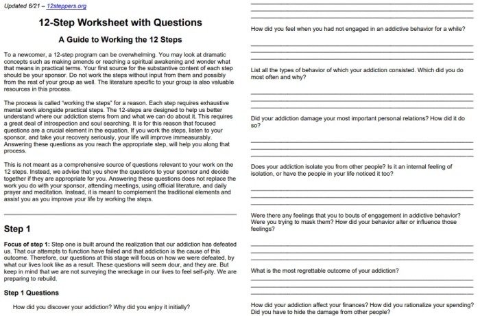 Step 8 worksheet joe and charlie