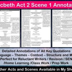 Study guide questions macbeth act 2