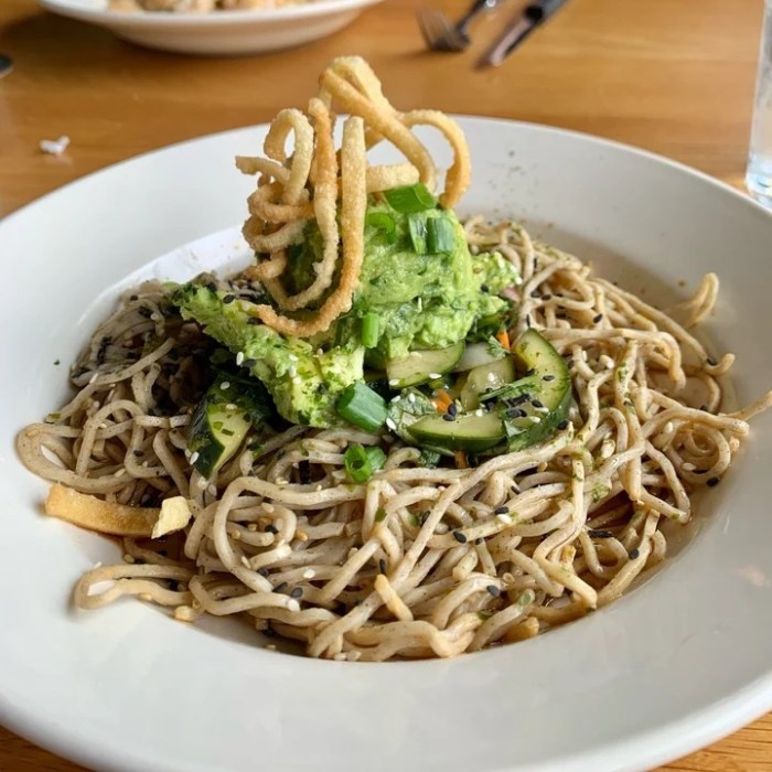 Chicken peanut spicy noodles soba bj menu bjs brewhouse enlightened broccoli almonds lime sesame seeds buckwheat cilantro carrots sauce breast