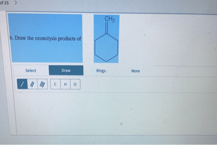 Ozonolysis ozone alkene formed step structures obtained aldehydes write terminal electrophilic ene but attacking carey5th ucalgary ch06 courses chem ca